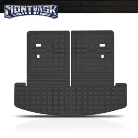 Mmo12510 2014mmotor Tpe Trunk Cargo Liner Backrest Mat Fit For 24-25 Hyundai Santa Fe All Weather