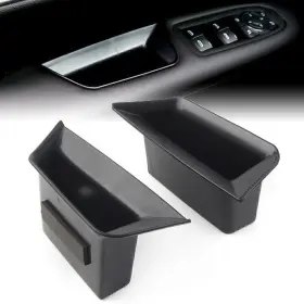 3 Months 550730740245 2 Pcs Front Door Armrest Storage Box Tray Bin Kit Black For Cadillac Xt5 2017-19
