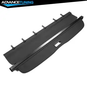 Adv-5-tc-sbfr14mrg-bk Advancetuning Fits 14-18 Subaru Forester Manual Gate Retractable Rear Cargo Security Cover Pvc