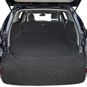 Allansing 797606452523 Extra Long Suv Cargo Liner For Dogs Large No Zipper Black