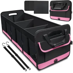 Aophy 720047698731 Trunk Organizer For Car 95l Large Capacity Storage With Non-sl