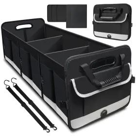 Aophy08 Aophy 720047698885 95l Car Trunk Organizer - Waterproof Non-slip 2 Straps For Suv And Sedan
