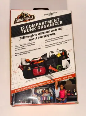 Az28461512 Armor All Armour Car Trunk Organizer 12 Pocket Truck Suv Van Armorall New In Box #2