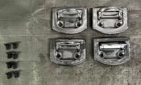 1k0864203c2zz Audi 2014 A6 Oem Trunk Tie Down Mounts With Hardware 4