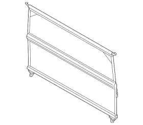 80a-861-691-b-94h Audi Genuine Partition