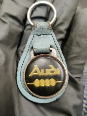 5313136095 Audi Original Retro Keychain Vintage Rare B3 Sport Quattro 90 100 5000 70s 80s