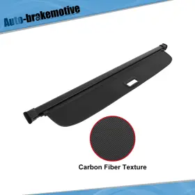 Auto180048v01 Auto-brakemotive Cargo Cover Retractable Security Shade For 2018-2023 2024 Volkswagen Tiguan Rear