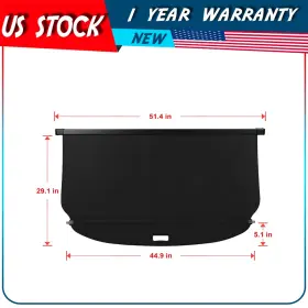 Auto177692day Autodayplus Retractable Cargo Cover Rear Trunk Privacy Shade Fits Kia Niro 2017 2018-2022