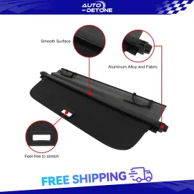 Au182851d Autodetone For Lexus Rx350 2023 2024 2025 Rear Trunk Cargo Cover Security Shade Retractable