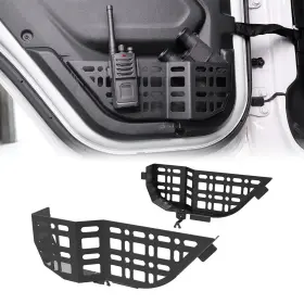 Njl01n105 Autofree Autopart Rear Door Pocket Storage Molle Panel Kit For Jeep Wrangler 2018-2024 Jl 4-door