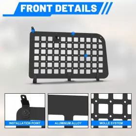 Njl01n106 Autofree Autopart Rear Metal Window Molle Panel For 2018-2024 Jeep Wrangler Jl 4 Doors #2
