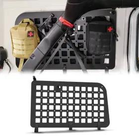 Njl01n106 Autofree Autopart Rear Metal Window Molle Panel For 2018-2024 Jeep Wrangler Jl 4 Doors