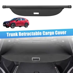 Automall Tech 766549516661 1pcs Black Retractable Cargo Cover Fit For Mitsubishi Eclipse Cross 2018-2023