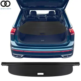 Apo51744 Autoooparts Cargo Shade Trunk Cover Shield Black For Volkswagen Tiguan 2018-2019