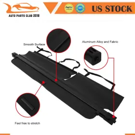 Autopartsclub2018 Apc165689 Trunk Cargo Cover Shield Shade For Lexus Rx450h Rx350 2010-2014 2015 Retractable #3