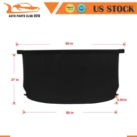 Autopartsclub2018 Apc170678 Trunk Rear Cargo Cover Shade Security For Jeep Grand Cherokee 2006-2009 2010 Srt