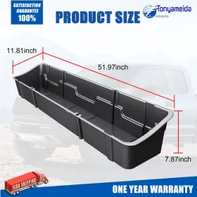 Autopartszone4usa 713101832752 Underseat Storage Case Box Compartment For Ford F150 Super Crew Cab 2015-19 2020