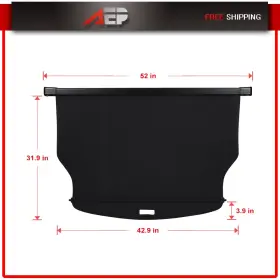 Auto177341puppy Autopuppy Fits Kia Ev6 2022 2023-2024 Cargo Cover Rear Trunk Privacy Shade Retractable