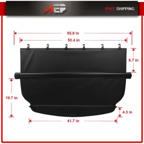 Auto180038puppy Autopuppy For Honda Cr-v 2007 2008-2011 Cargo Cover Rear Trunk Privacy Shade Retractable