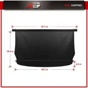 Auto180041puppy Autopuppy For Jeep Grand Cherokee 06-10 Cargo Cover Rear Trunk Privacy Shade Retractable