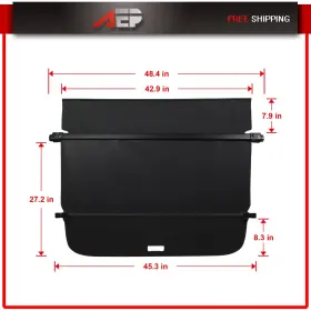 Auto182851puppy Autopuppy For Lexus Rx350 2023 2024-2025 2.4l Cargo Cover Trunk Privacy Shade Retractable