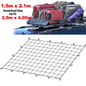 11v06707-1521efus-silverado Autoxbert For Chevrolet Silverado Truck Bed Latex Cargo Net 5 X7 Ft With Hook Heavy Duty