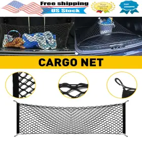 Bl-0218-110cm Auxito Rear Trunk Envelope Style Cargo Net For Suv Chevy Silverado Gmc Sierra Dodge Ram