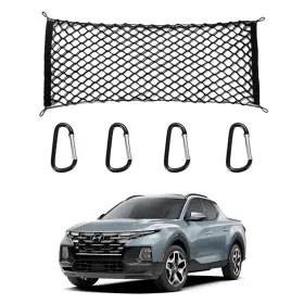 Auyneas 768825315838 For Hyundai Santa Cruz Envelope Style Truck Bed Cargo Net - Fits 2013-2024 20