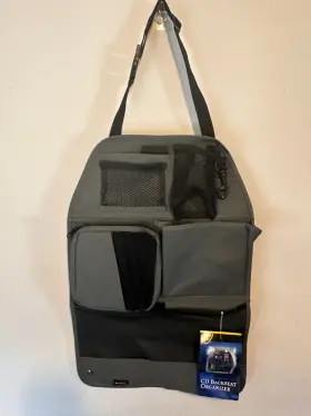 51467 Axius Premier New Elite Pockets Cd Backseat Organizer - Charcoal And Black #51467