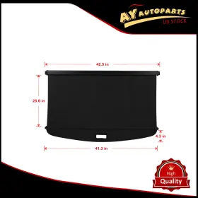 Autopart177697 Ay Autoparts Rear Cargo Cover Shade Retractable For Lincoln Corsair 2020-2024 Base 2.0l 2.5l
