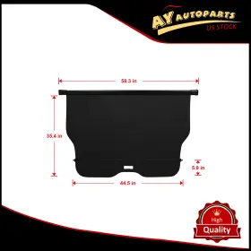 Autopart182849 Ay Autoparts Cargo Cover Rear Retractable Shield Shade For Lexus Gx550 2024 2025 3.4l V6
