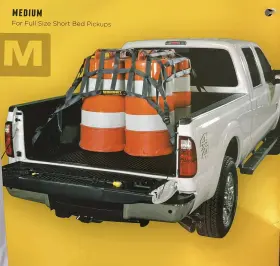 Bn-0102 Bednet Cargo Net Medium Full Size Short Bed Pickups Restraint New