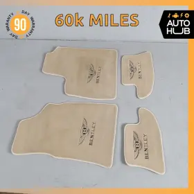 3w1863691r Bentley Continental Gtc Gt Front And Rear Floor Mat Carpet Cover Set Of 4 Oem 60k