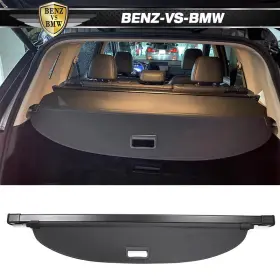 Bnz-5-tc-nrog21-bk Benz-vs-bmw Fits 21-25 Nissan Rogue Rear Tonneau Cargo Cover Trunk Security Shade Pvc Black