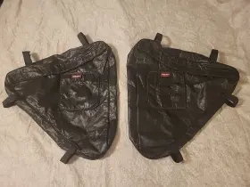 54105-15 Bestop Black Roughrider Saddle Bag Pair For 1992-06 Jeep Wrangler 2 Dr