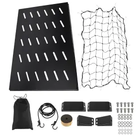 1tdgi6 Bfo Heavy Duty Storage Rack For Jeep Wrangler Tj 97-06 300lbs With Cargo Net Black