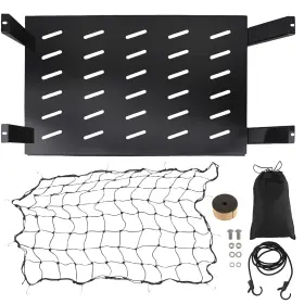 81ltsu Bfo Bolt-on Steel Rear Cargo Rack With Net For Jeep Wrangler Tj 1997-2006 Holds 300 Lb