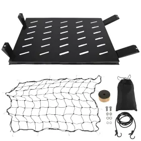 A1z6rv Bfo Rear Cargo Rack For Jeep Wrangler Tj 1997-2006 300 Lbs Capacity With Elastic Net