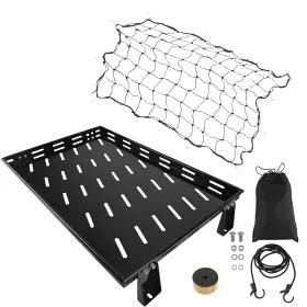 Be5pxn Bfo Cargo Rack Basket For Jeep Wrangler Tj 1997-2006 With Security Net 300lb Capacity