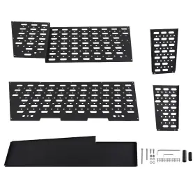 Eq7u2w Bfo Rear Left Aluminum Trunk Storage For Toyota Fj Cruiser 2007-2021 Black Holder