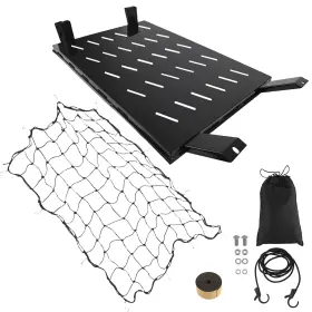 P57skm Bfo Steel Rear Cargo Rack With Elastic Net For Jeep Wrangler Tj 1997-2006 300 Lbs Load