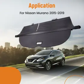 Q4bjls Bfo Brand New Rear Cargo Cover Trunk Luggage Shade For Nissan Murano 2015-2019