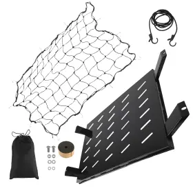 Tfu10r Bfo Rear Cargo Rack For Jeep Wrangler Tj 97-06 300 Lbs Capacity With Elastic Net Qme