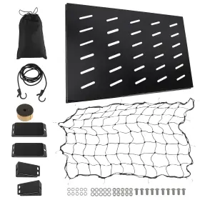 Vx3ufr Bfo Rear Cargo Rack For Jeep Wrangler Tj 1997-2006 300lbs Capacity With Elastic Net