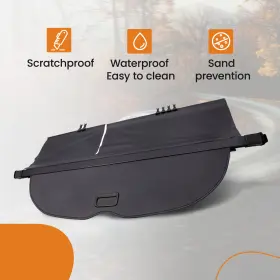 Yj47lt Bfo Trunk Security Cargo Shade Cover Fit Nissan Murano 2015-2019 Black Retractable