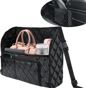 Bfxm-cnphh-1-01 Bfxm Car Purse Holder Between Seats Leather Auto Front Seat Handbag Organizer