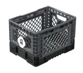 Ip543630g Big Ant Medium Collapsible Crate Gray-