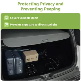 Aiac01003 Blycorul Trunk Cargo Cover For Honda Crv 2023-2025 With Canvas Ends Anti - Peeping R #2 Aiac01003 Blycorul Trunk Cargo Cover For Honda Crv 2023-2025 With Canvas Ends Anti - Peeping R #2