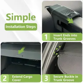 Aiac01003 Blycorul Trunk Cargo Cover For Honda Crv 2023-2025 With Canvas Ends Anti - Peeping R #3 Aiac01003 Blycorul Trunk Cargo Cover For Honda Crv 2023-2025 With Canvas Ends Anti - Peeping R #3