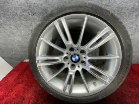 36118036934 Bmw E90 E91 E92 E93 Style M 193 8.5x18 Inch Rear Wheel Rim With Tire #2 Oem B5